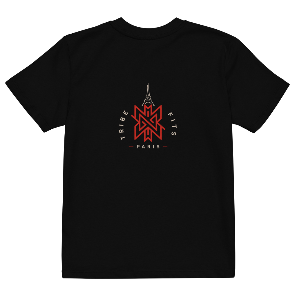 Paris Destination Kids Tee dark