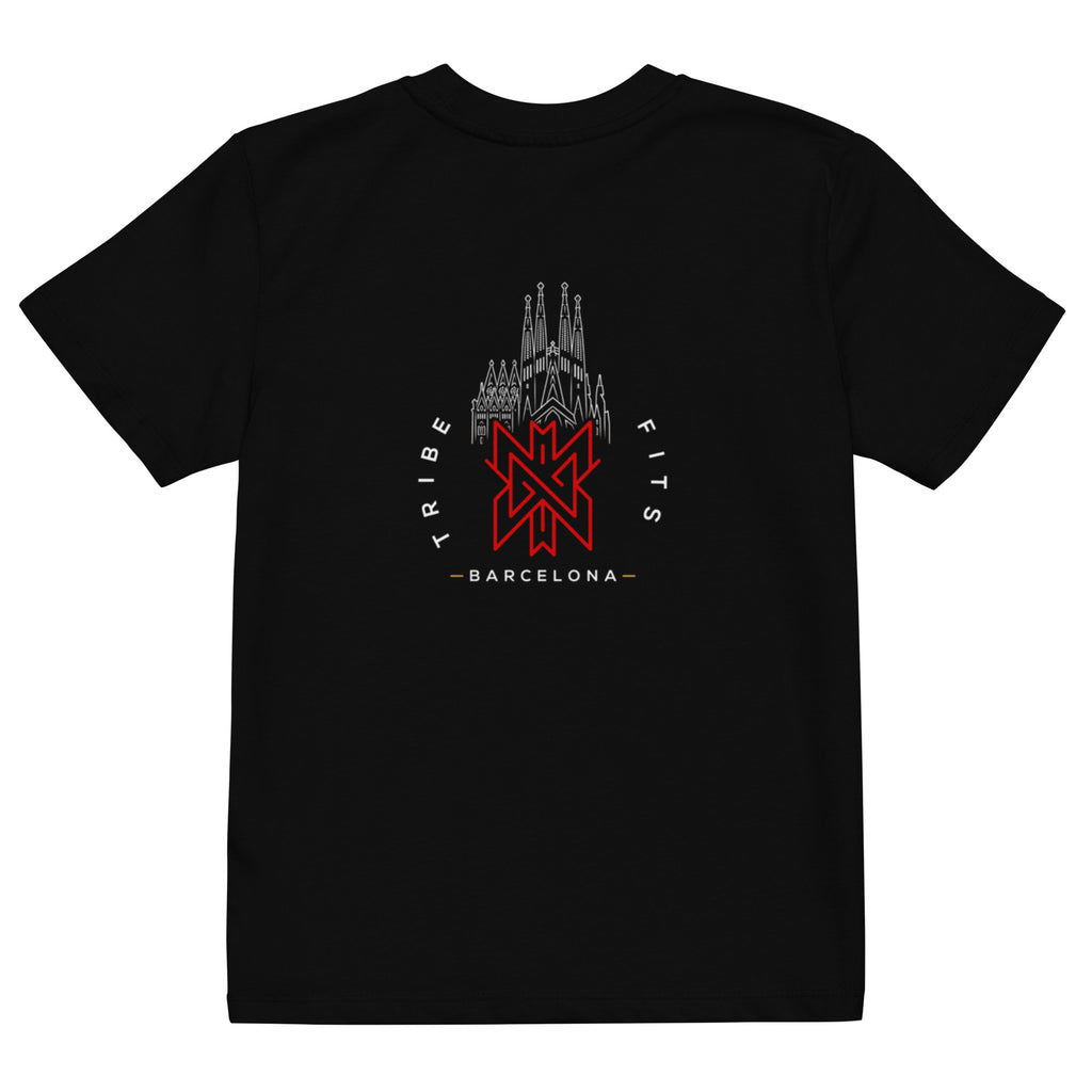 Barcelona Destination Kids Tee dark