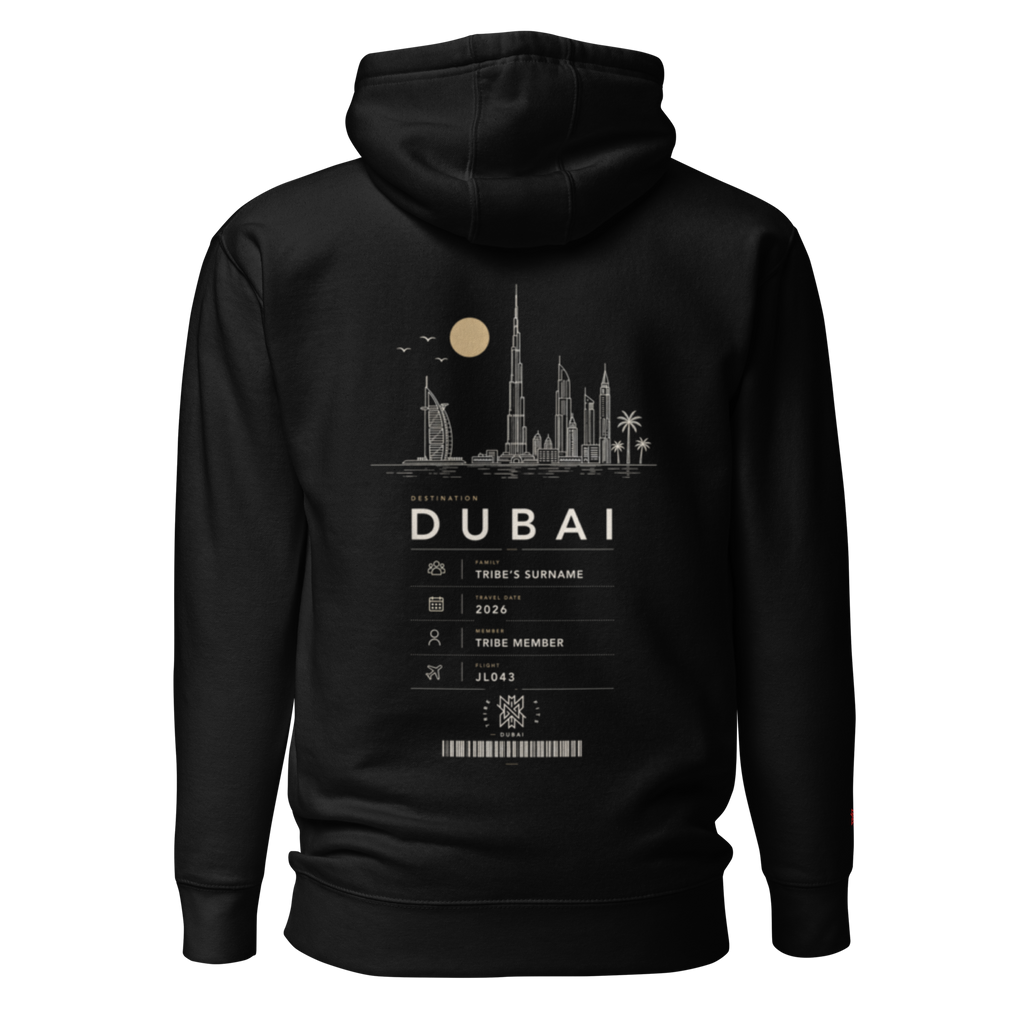 Paris Boarding Pass Hoodie