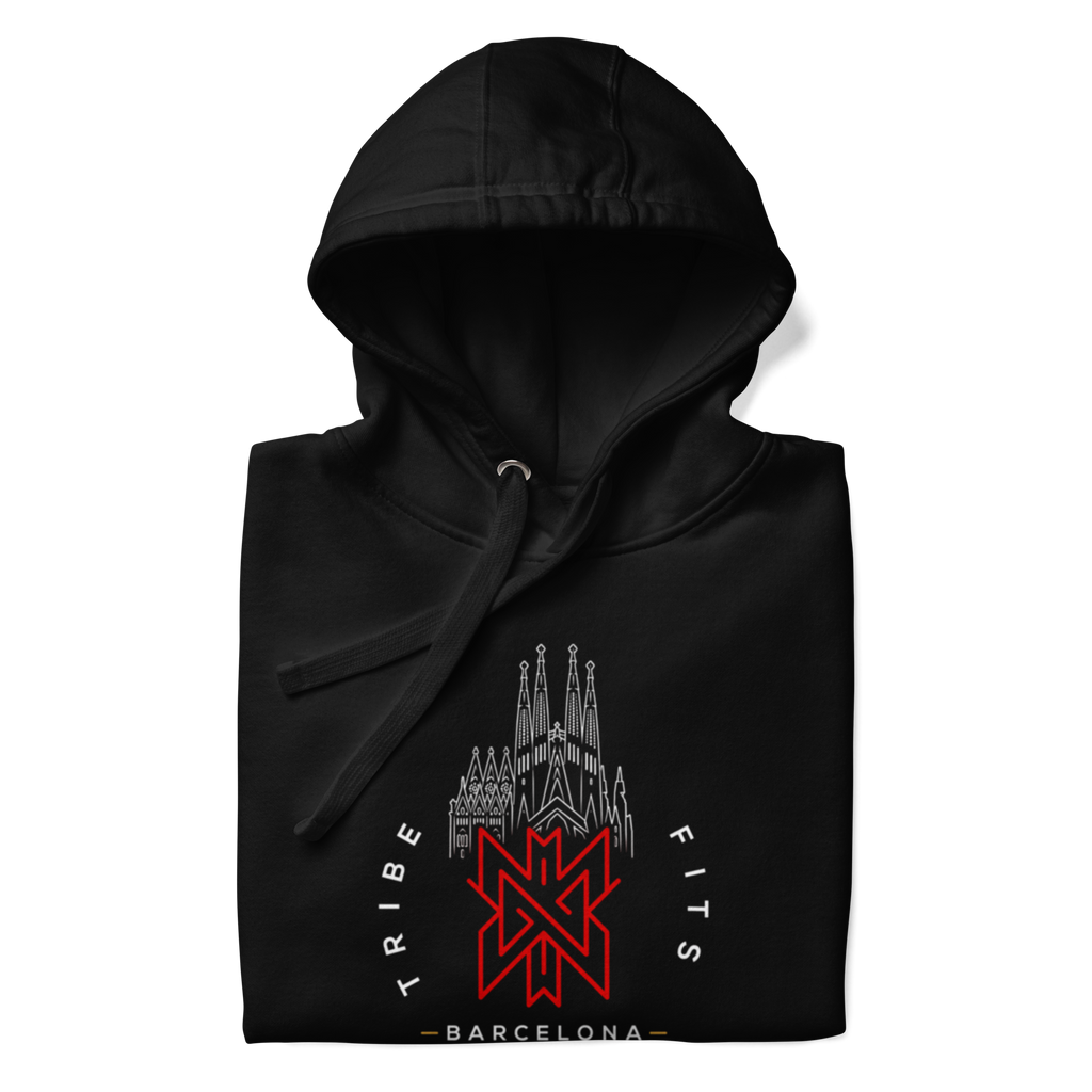 Barcelona Destination Hoodie dark