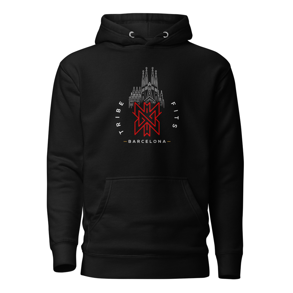 Barcelona Destination Hoodie dark