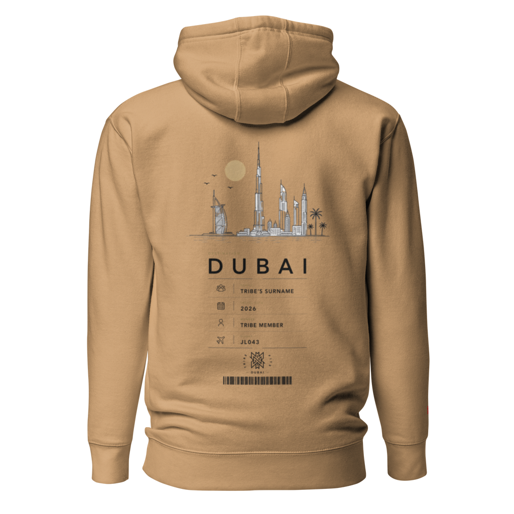 Dubai Boarding Pass Hoodie