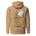 Santorini Boarding Pass Hoodie