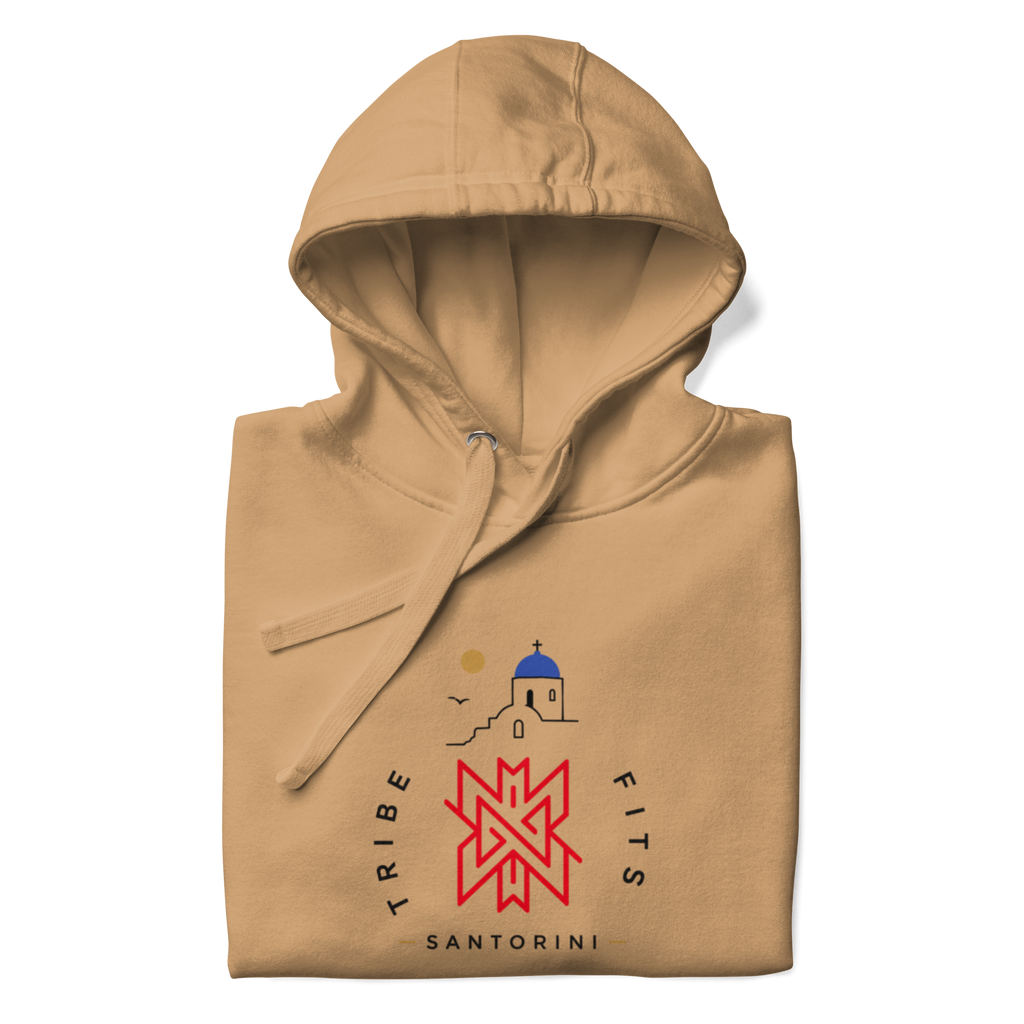 Santorini Destination Hoodie light