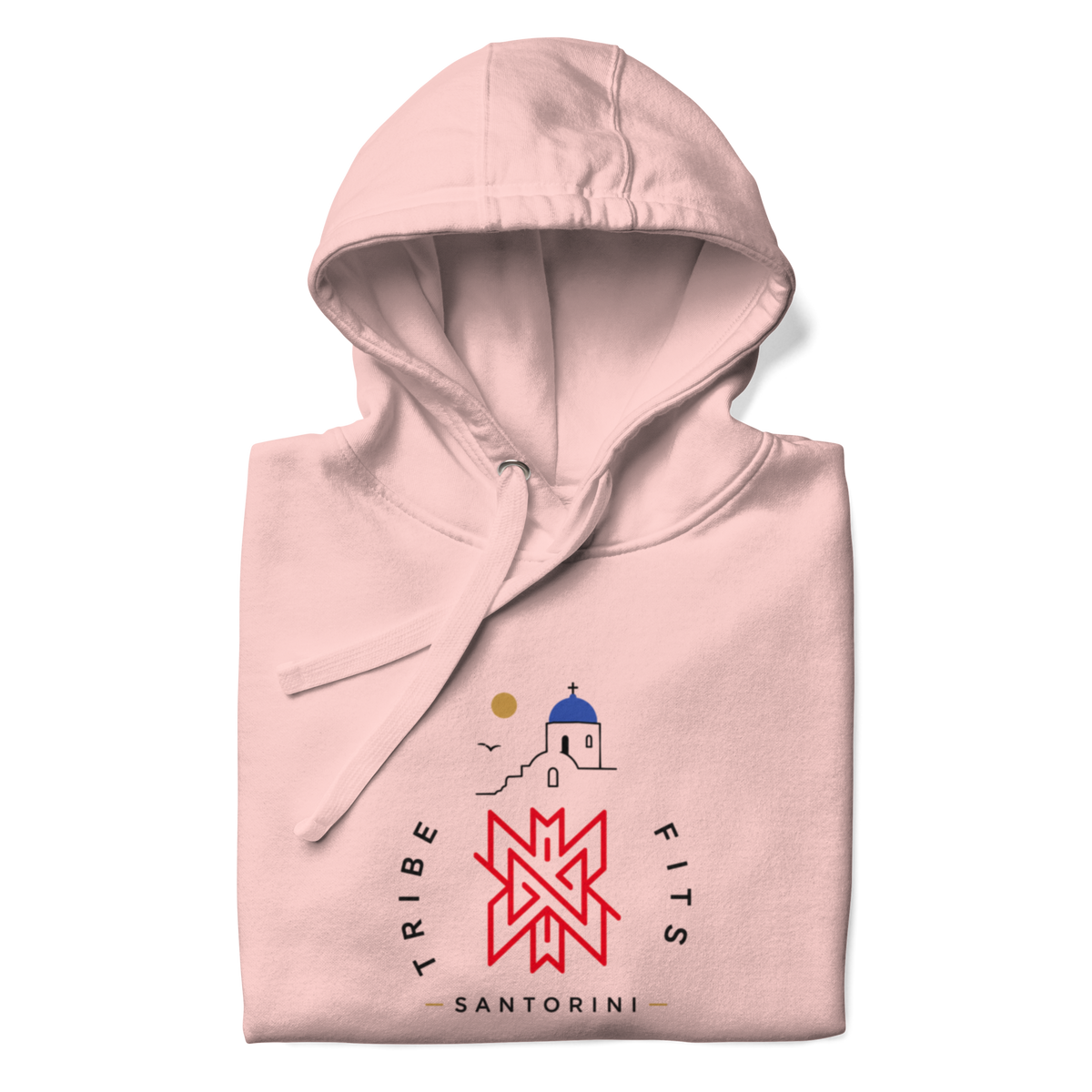 Santorini Destination Hoodie light