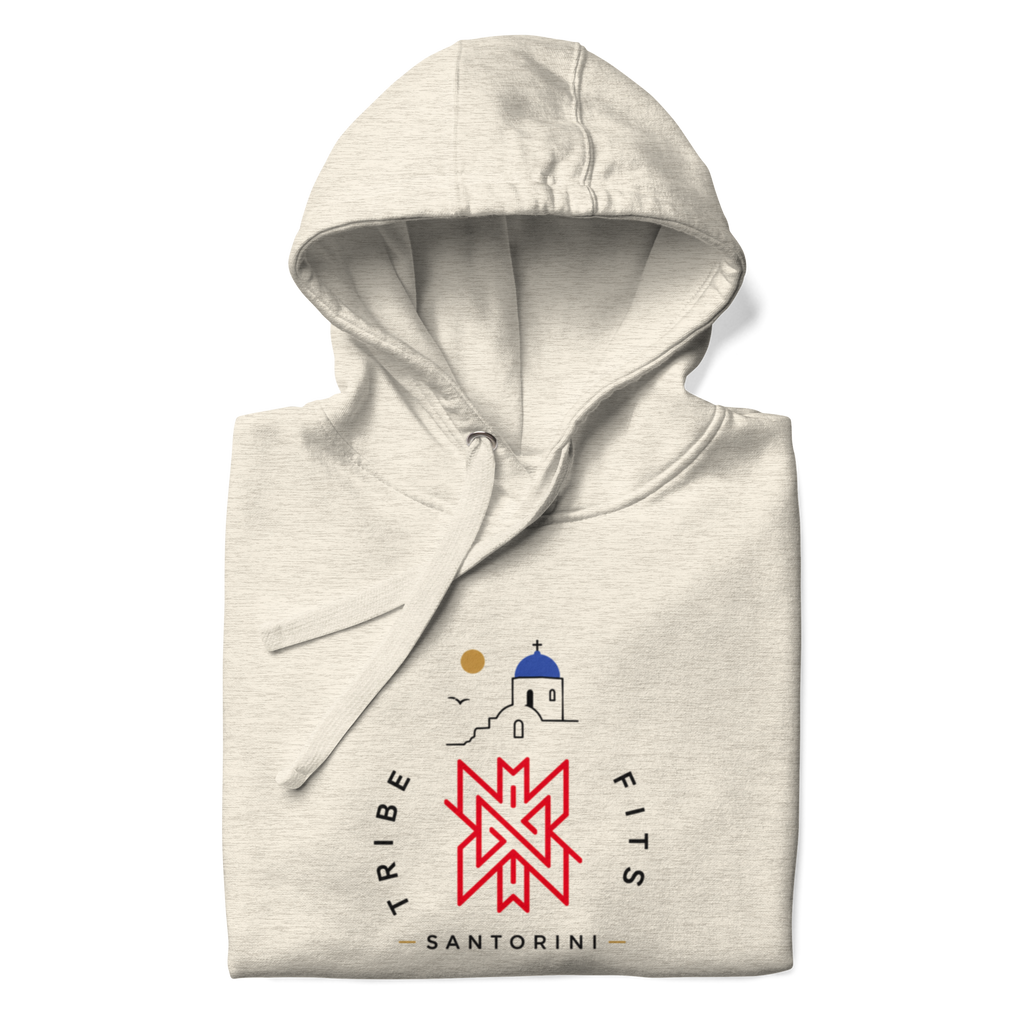 Santorini Destination Hoodie light
