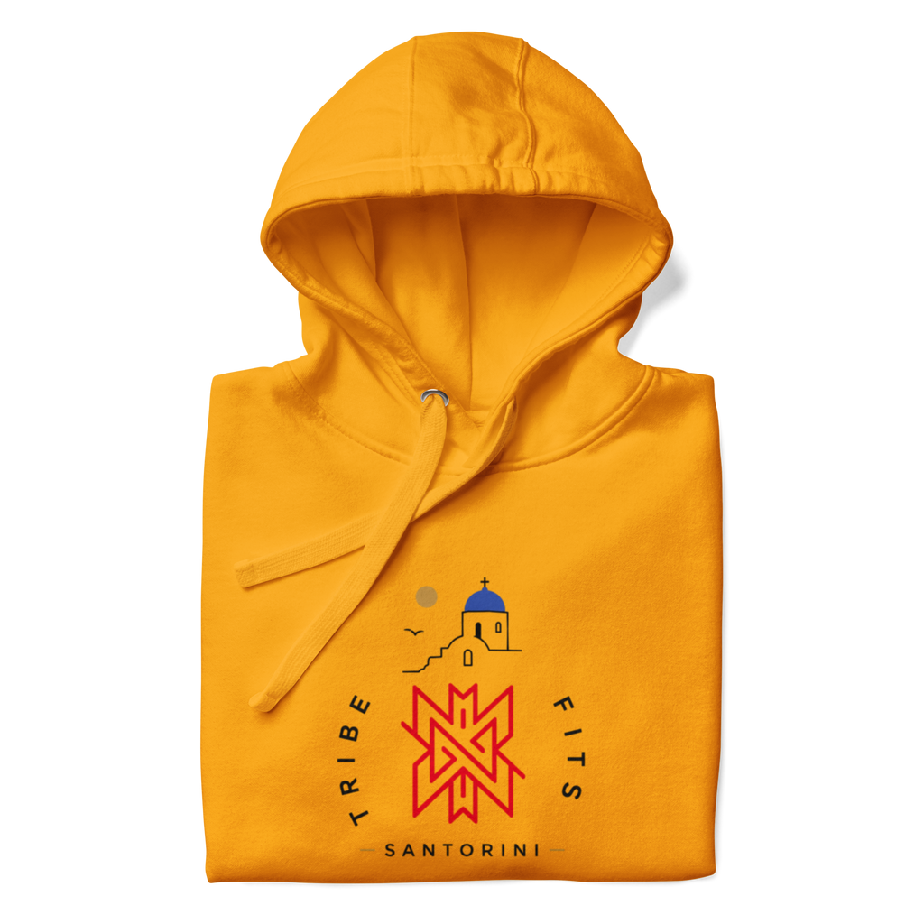 Santorini Destination Hoodie light