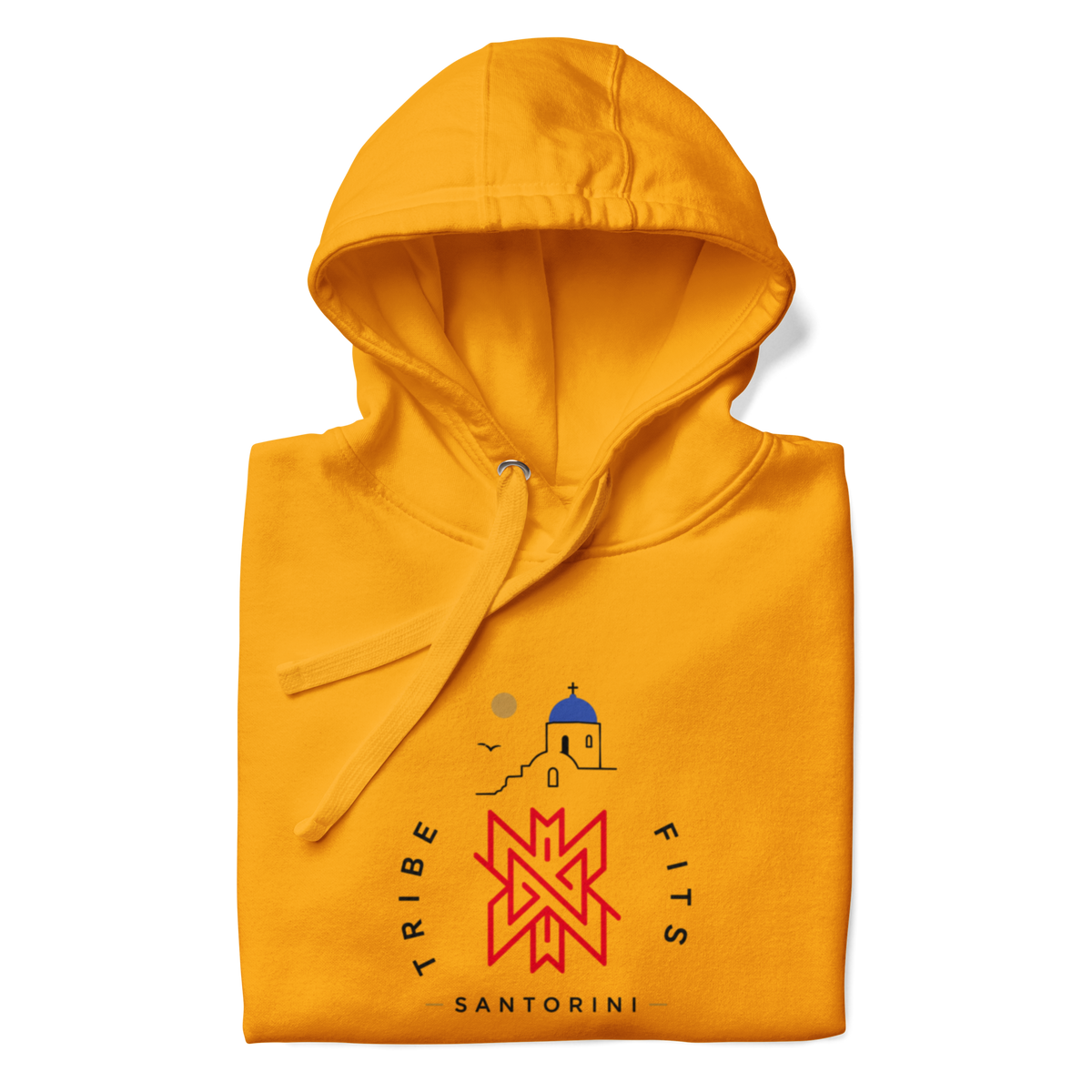 Santorini Destination Hoodie light