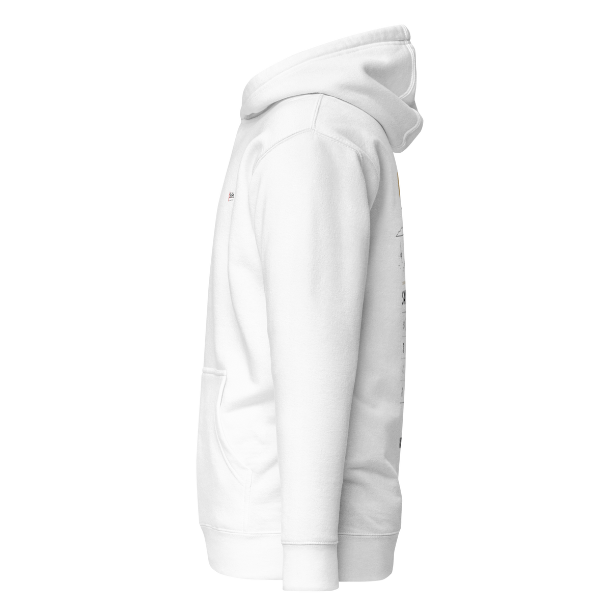 Santorini Boarding Pass Hoodie